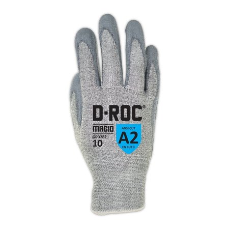 Magid DROC GPD282 Super Soft 15Gauge Polyurethane Palm Work GlovesCut Level A2 GPD282-5